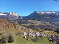 Le Granier et le hameau des Gandy